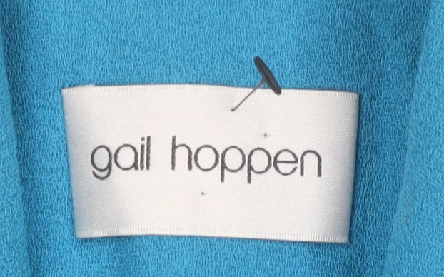 Gail Hoppen Women's Blue Blazer UK Size 14