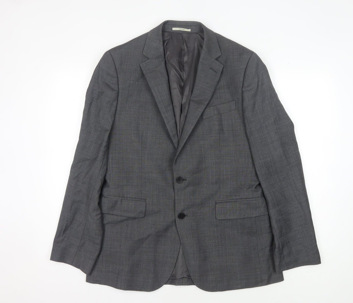 Mens UK Size 40 Chester Barrie Regular Grey Suit Jacket