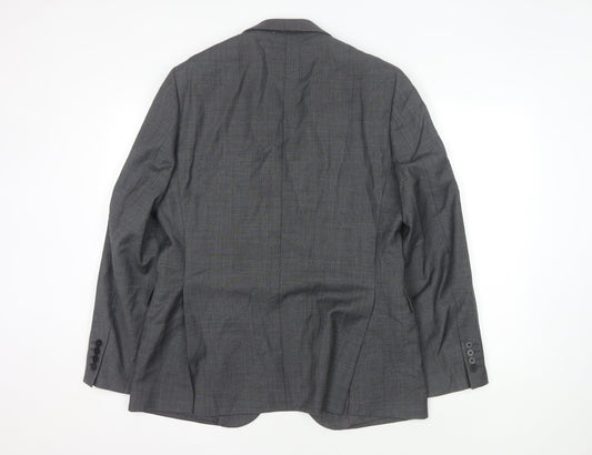 Mens UK Size 40 Chester Barrie Regular Grey Suit Jacket