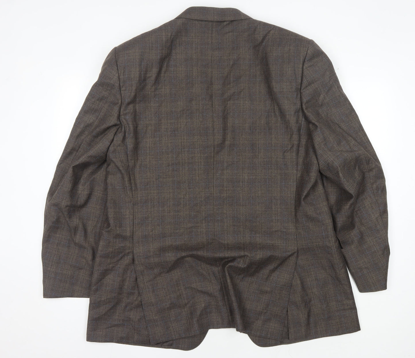 Mens UK Size 46 Canali Regular Brown Suit Jacket