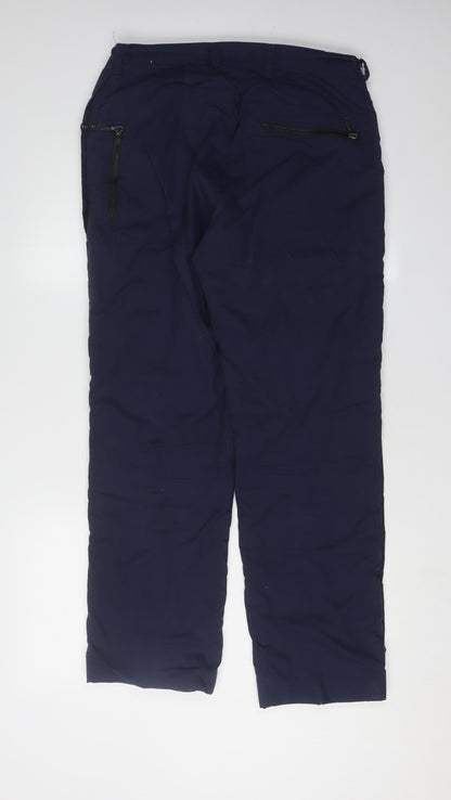 Rohan Men's Blue Track Pants 32 Regular Cotton Blend