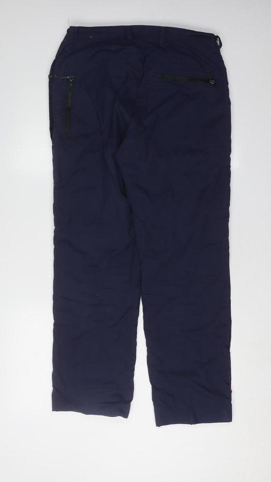 Rohan Men's Blue Track Pants 32 Regular Cotton Blend
