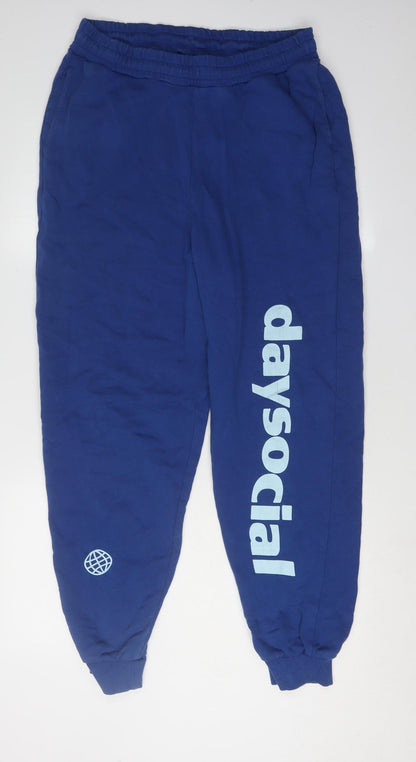 ASOS Men’s Blue Jogger Trousers - M, Elastic Waist