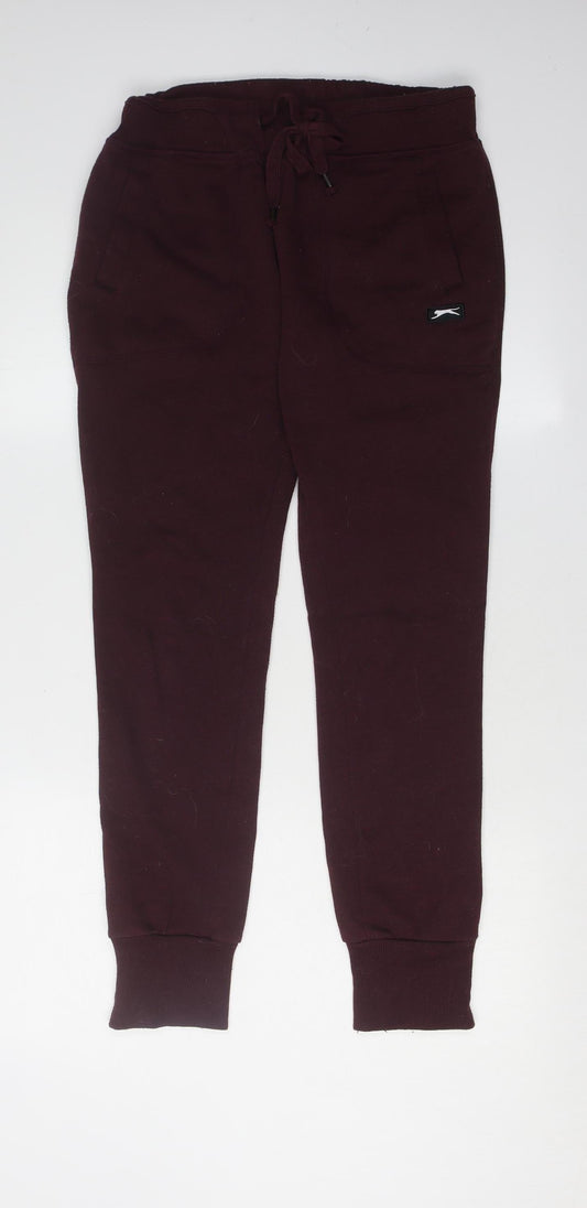 Womens UK Size 10 Slazenger Regular Fit Jogger Brown Trousers