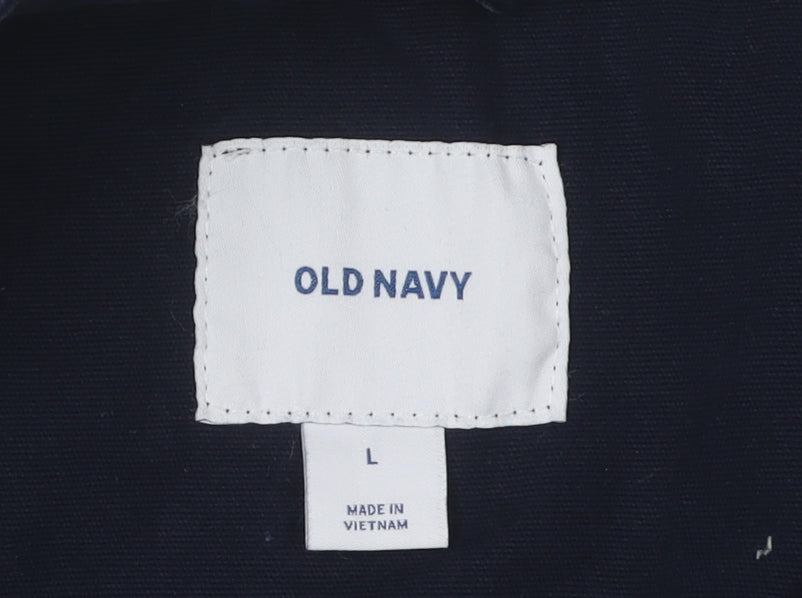 Mens UK Size L Old Navy Blue Basic Jacket