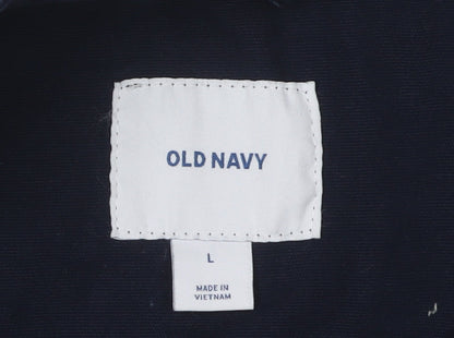 Mens UK Size L Old Navy Blue Basic Jacket