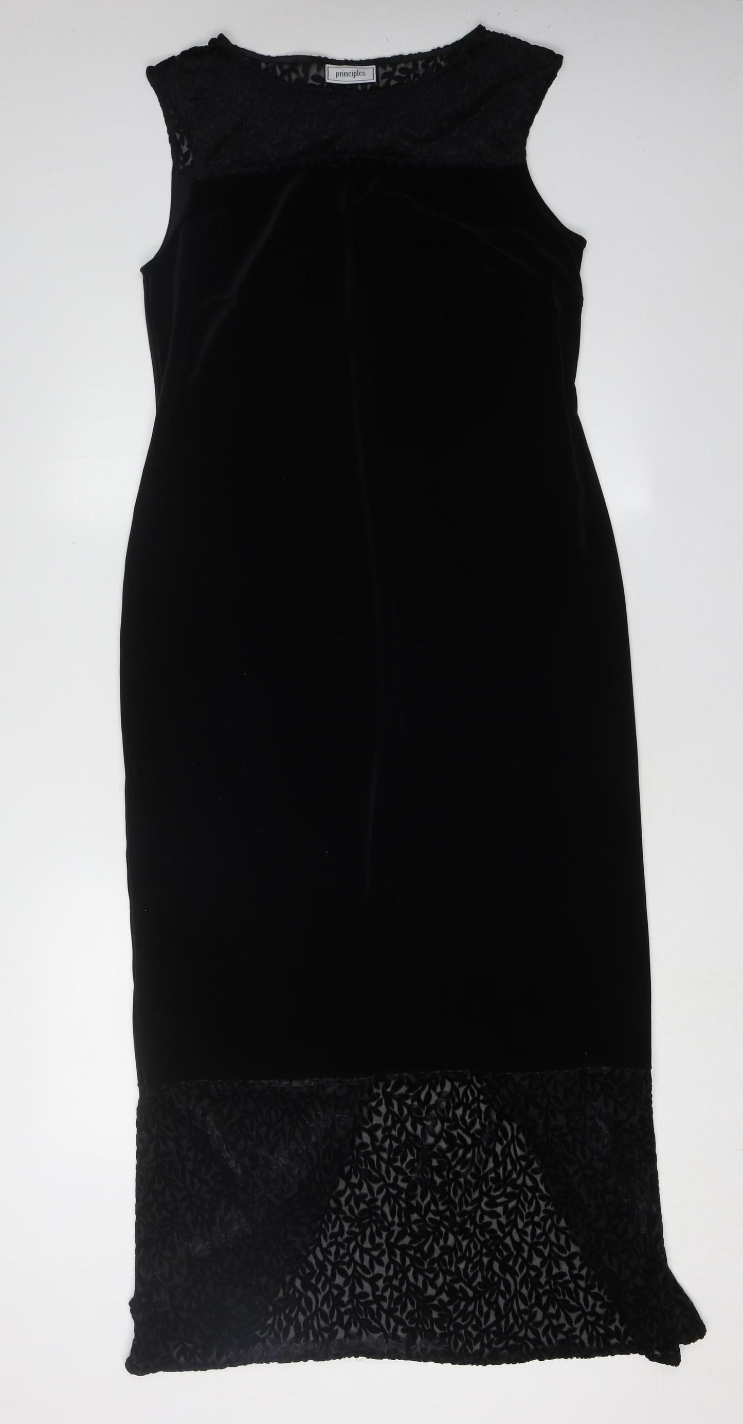 Principles Women's Black Sheath Dress Size 14