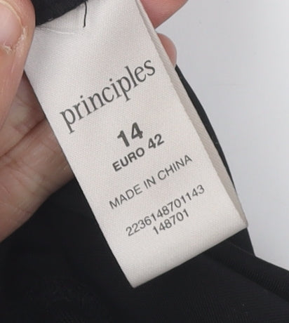 Principles Women's Black Sheath Dress Size 14