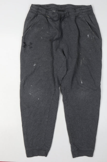 Mens UK Size XL Under armour Regular Fit Jogger Grey Trousers