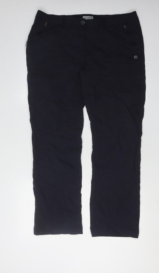 Craghoppers Men's Black XL Trousers for Hiking and Walking