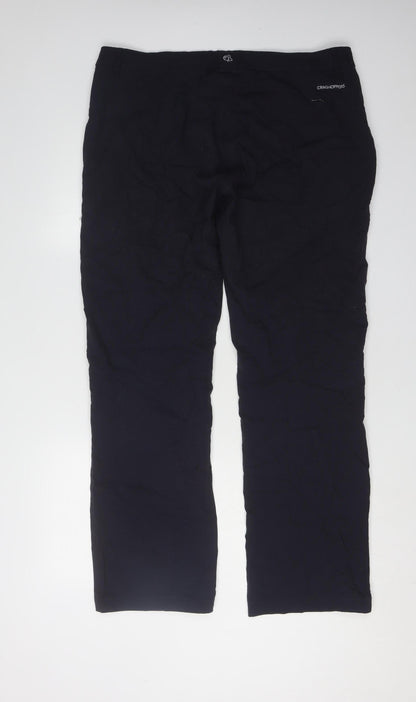 Craghoppers Men's Black XL Trousers for Hiking and Walking