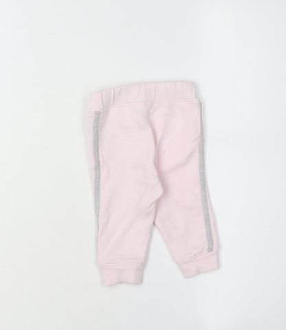 Hugo Boss Girls Pink Jogger Trousers 6 Months