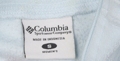 Columbia Women's Blue Fleece Henley Sweatshirt S
