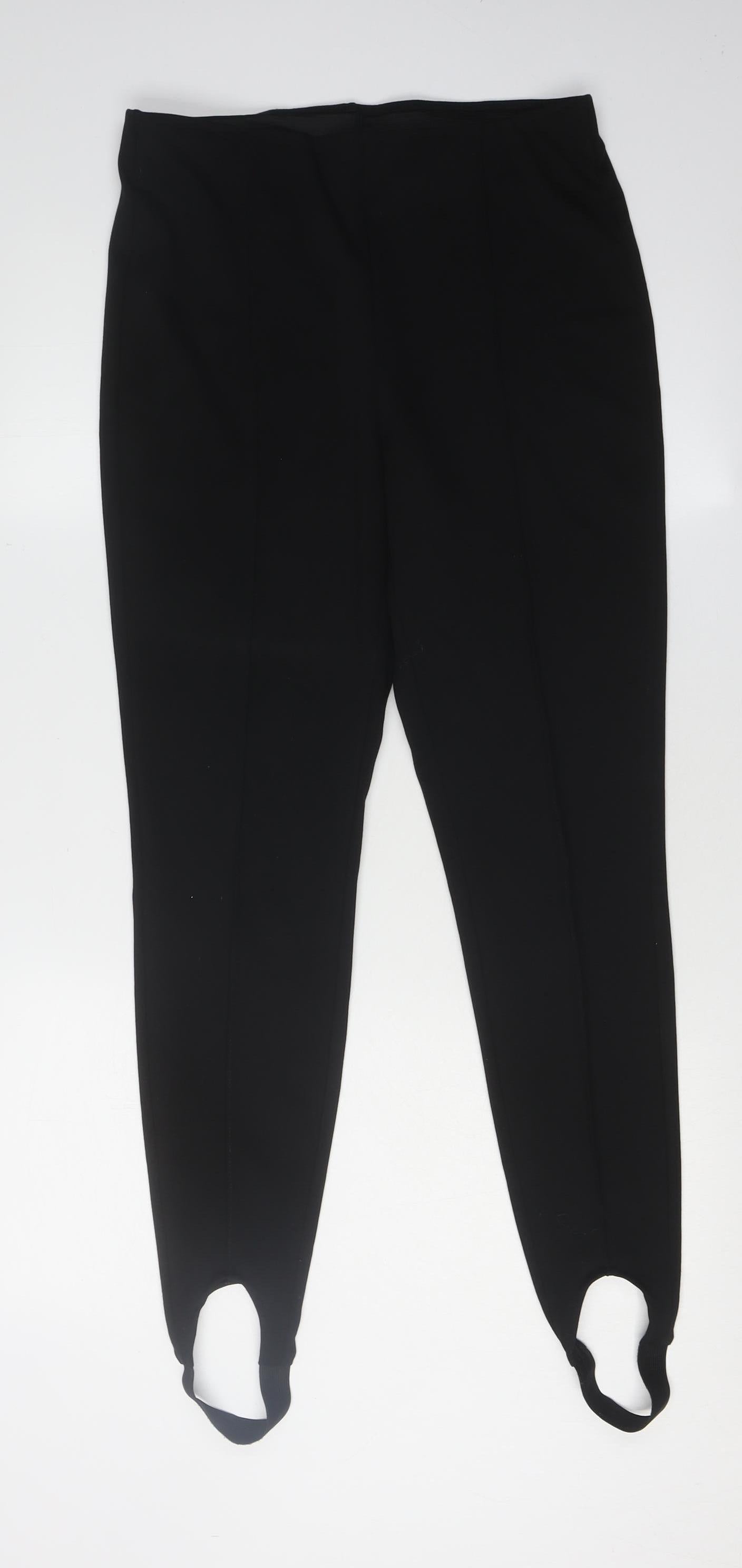 Womens UK Size M H&M Regular Fit  Black Trousers