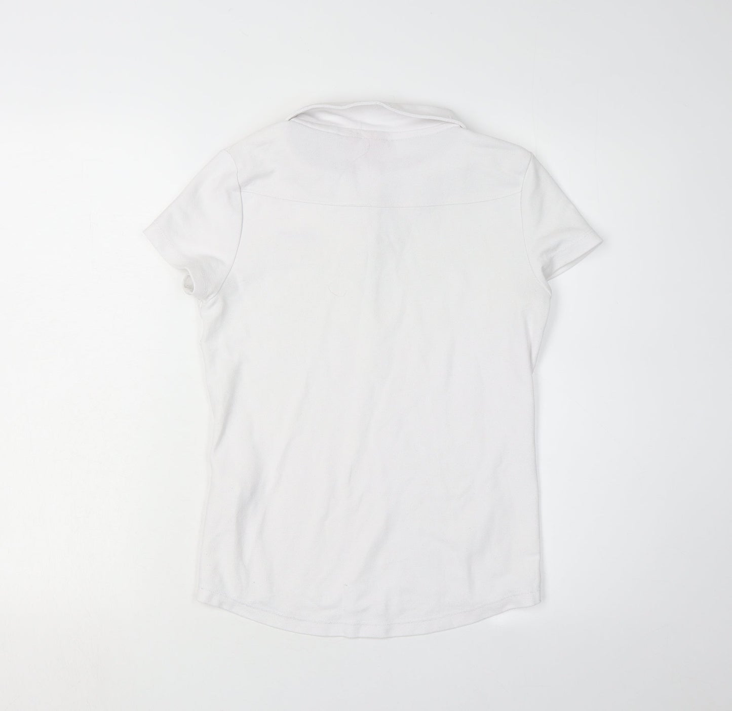 LA Gear Women's White Polo Shirt Size 8