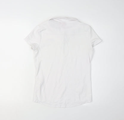 LA Gear Women's White Polo Shirt Size 8