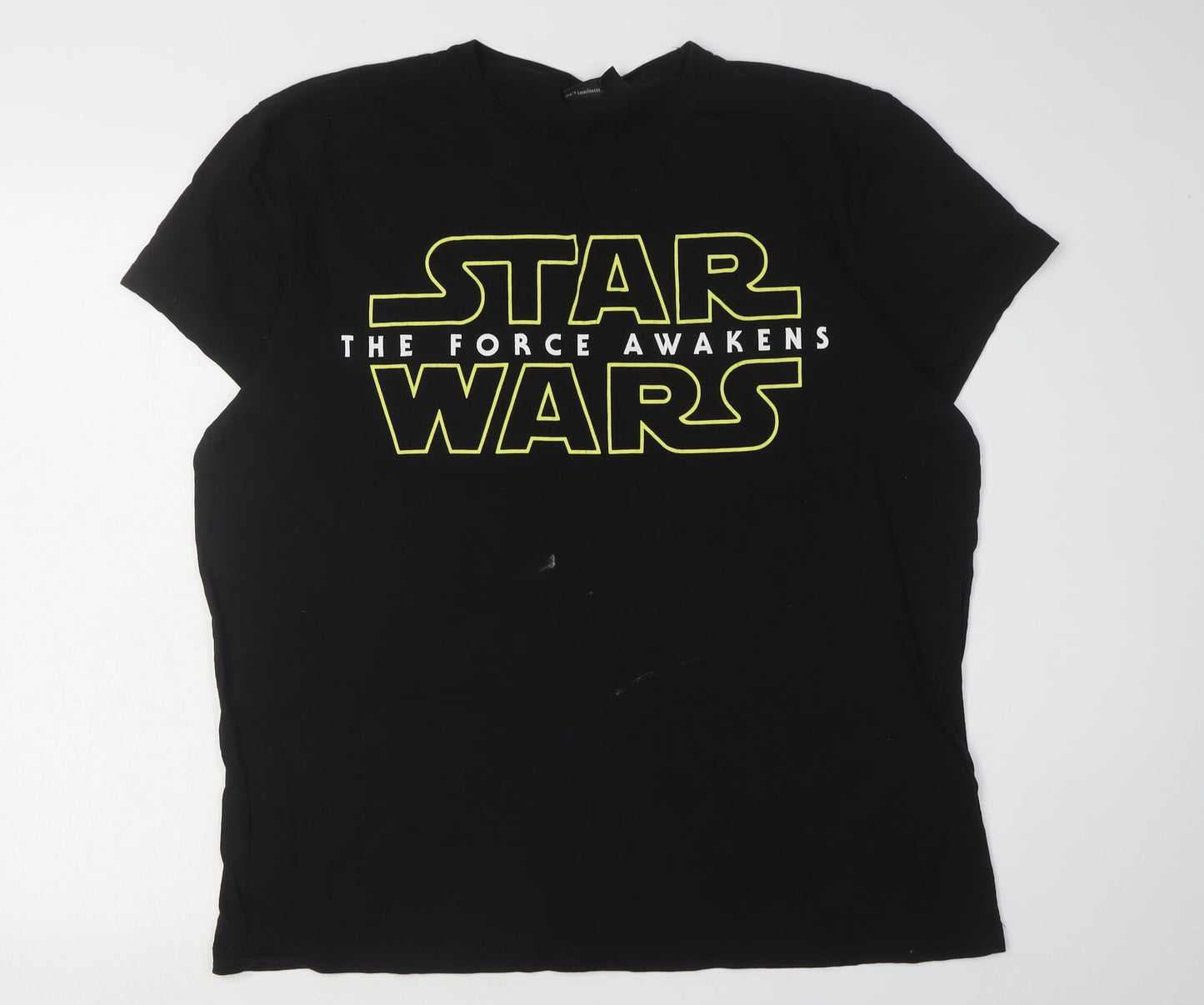 Star Wars Men's Black XL T-Shirt with Logo Print