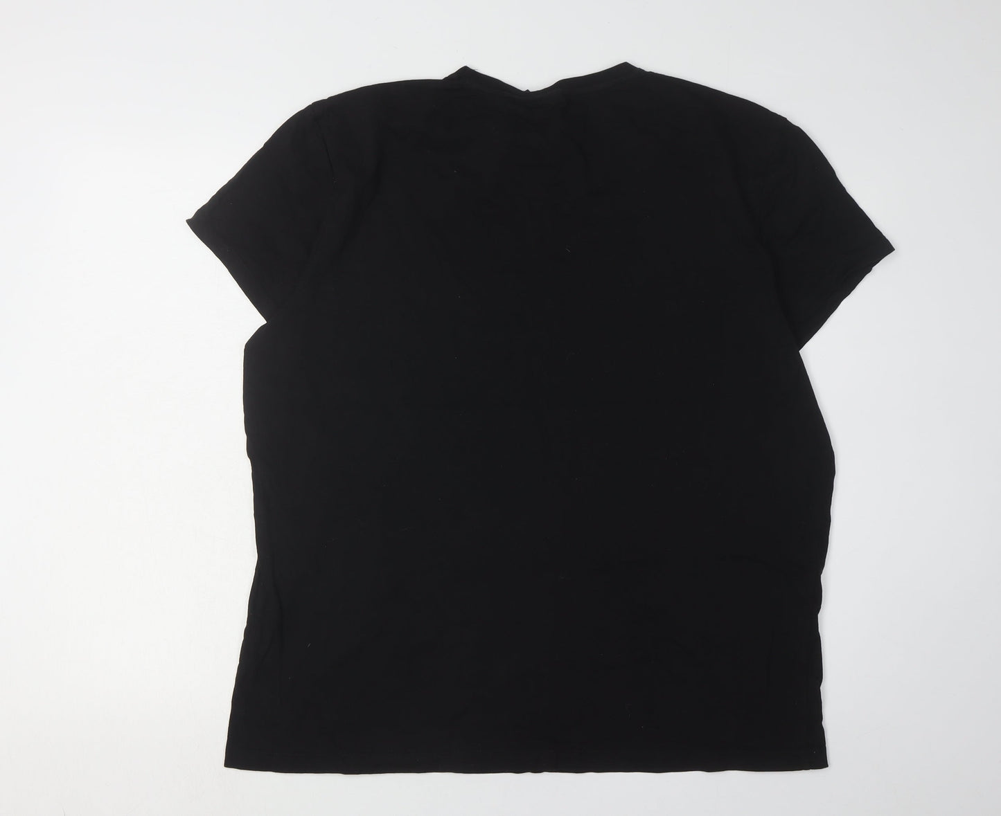 Star Wars Men's Black XL T-Shirt with Logo Print