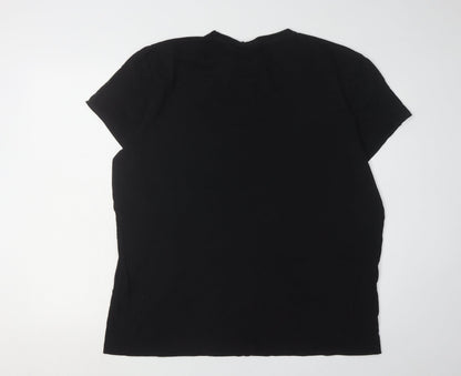 Star Wars Men's Black XL T-Shirt with Logo Print