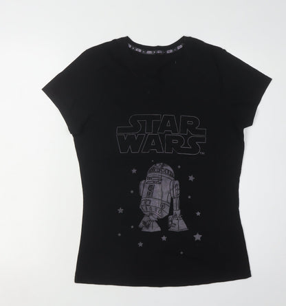 George Women's Black Star Wars T-Shirt Size 8-10