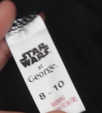 George Women's Black Star Wars T-Shirt Size 8-10