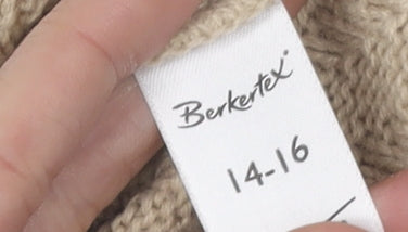 Womens UK Size 14-16 Berketex Beige Pullover Jumper