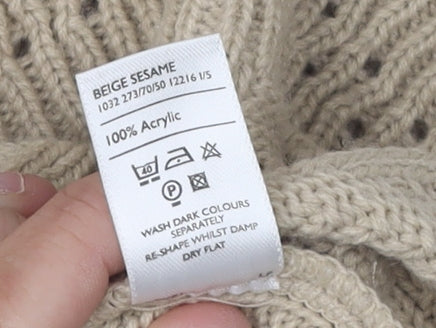 Womens UK Size 14-16 Berketex Beige Pullover Jumper