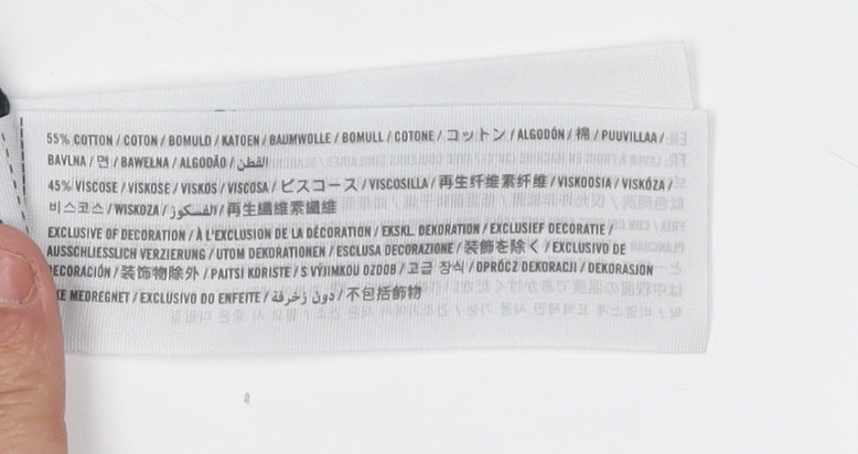 Abercrombie & Fitch Women's Green Check Button-Up Shirt XS