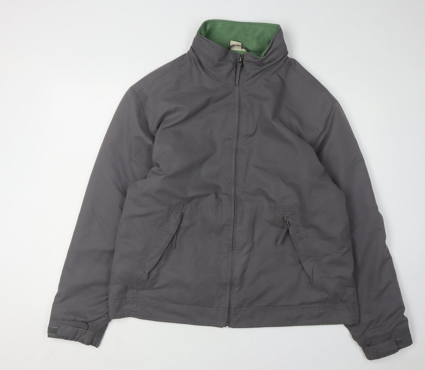 Mens UK Size L Cotton Traders Grey Basic Jacket