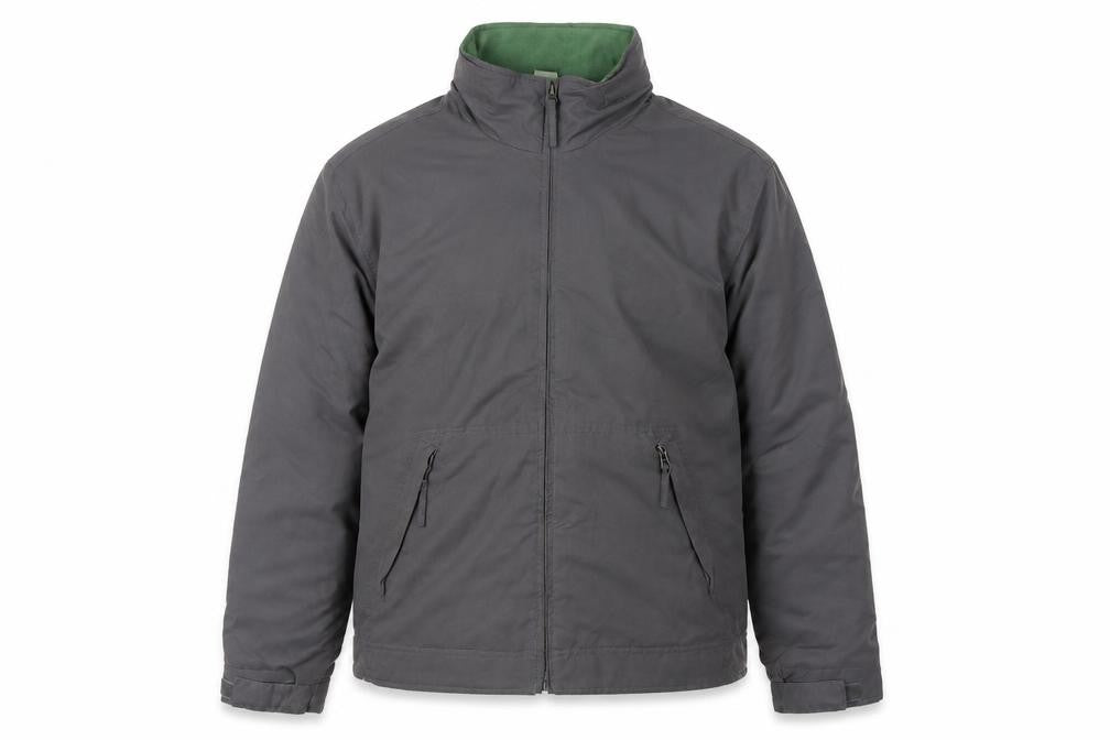 Mens UK Size L Cotton Traders Grey Basic Jacket