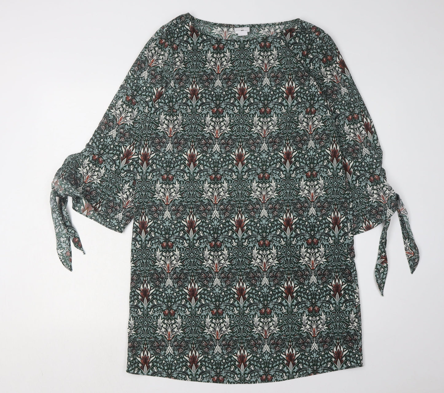 Morris & Co Women's Green Dress, Size 8, Lightweight, Polyester