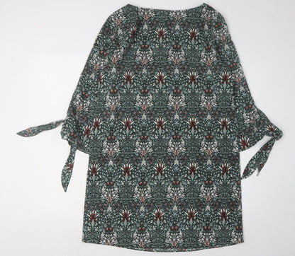 Morris & Co Women's Green Dress, Size 8, Lightweight, Polyester