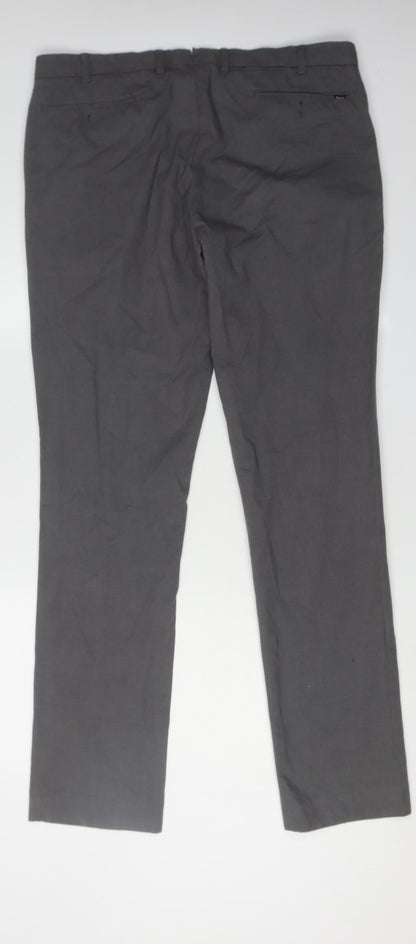 Ralph Lauren Men's Grey Slim Fit Chino Trousers, L