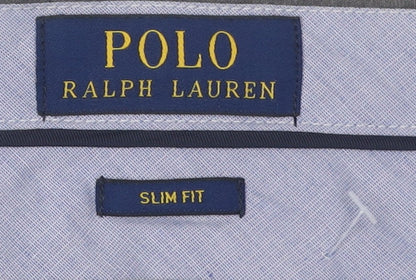 Ralph Lauren Men's Grey Slim Fit Chino Trousers, L
