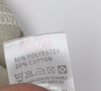 j.j.willis Men's Beige Striped Polo Shirt - Size L