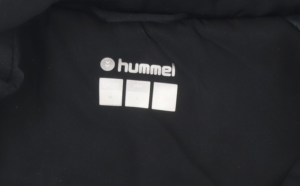 Mens UK Size M Hummel Black Parka Coat