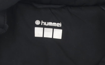 Mens UK Size M Hummel Black Parka Coat