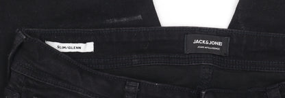 Jack & Jones Men's Black Slim Fit Skinny Jeans 34x32