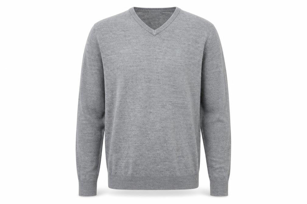 Mens UK Size M Thomas Nash Grey Pullover Jumper