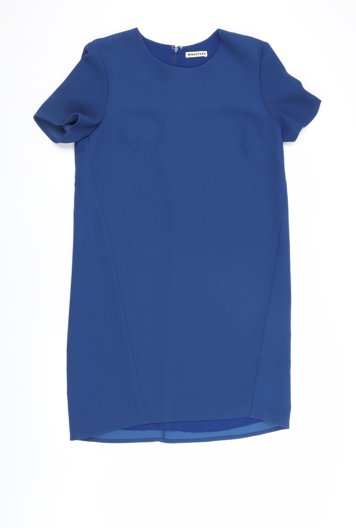 Whistles Women's Blue Short Shift Dress, Size 12
