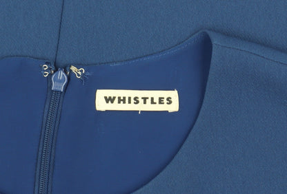 Whistles Women's Blue Short Shift Dress, Size 12