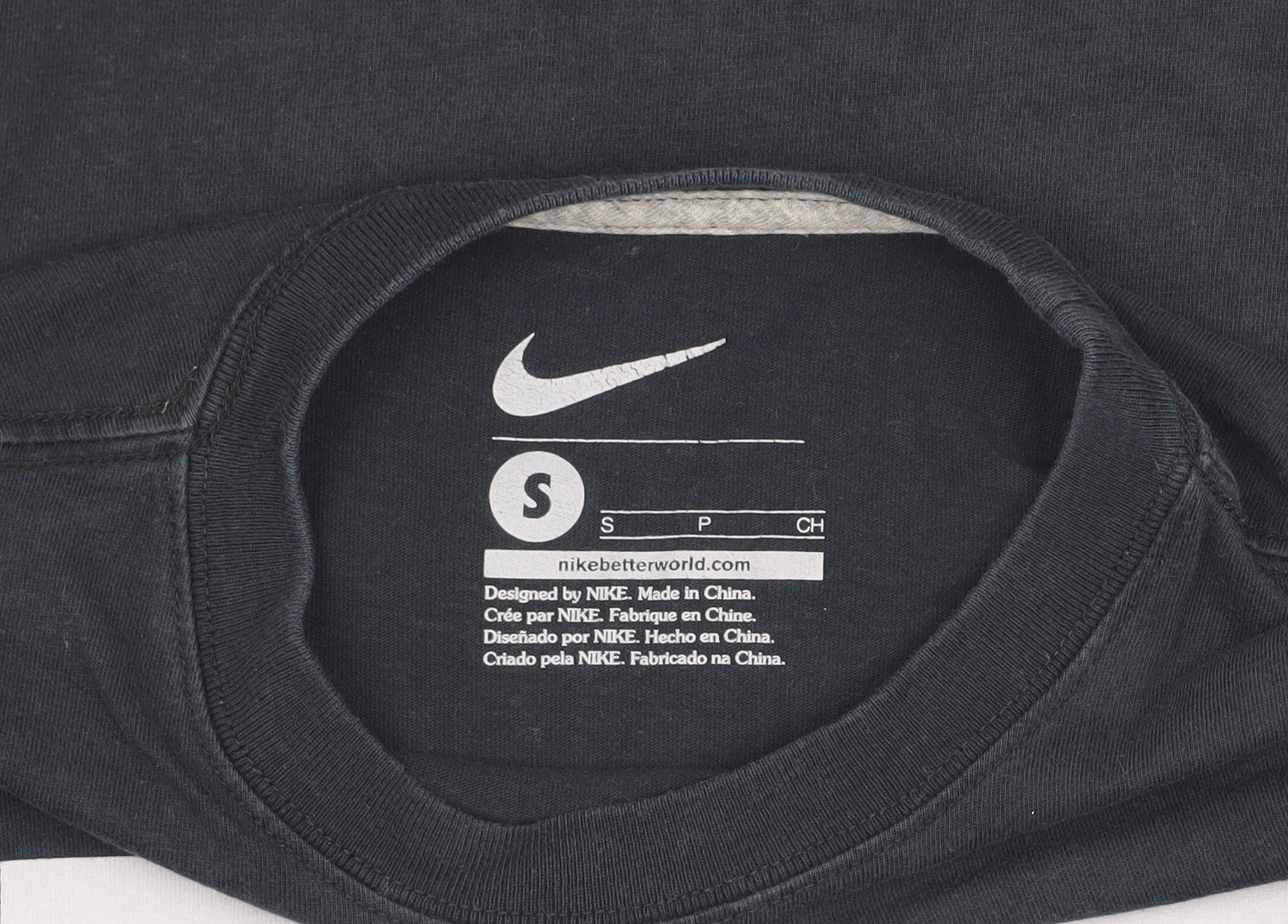 Nike Boys Black Graphic Print T-Shirt Size S