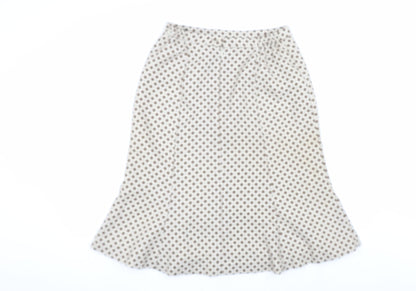 Eastex Women's Multicoloured Polka Dot Skirt Size 10