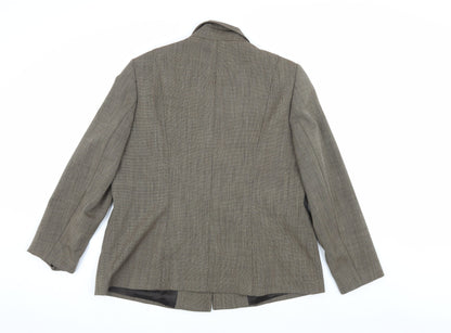 Viyella Women's Grey Blazer, Petites Size 16, Pinstripe