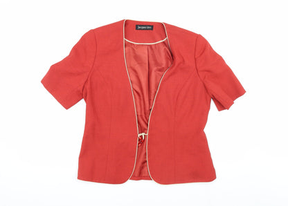 Jacques Vert Women's Red Blazer Size 12