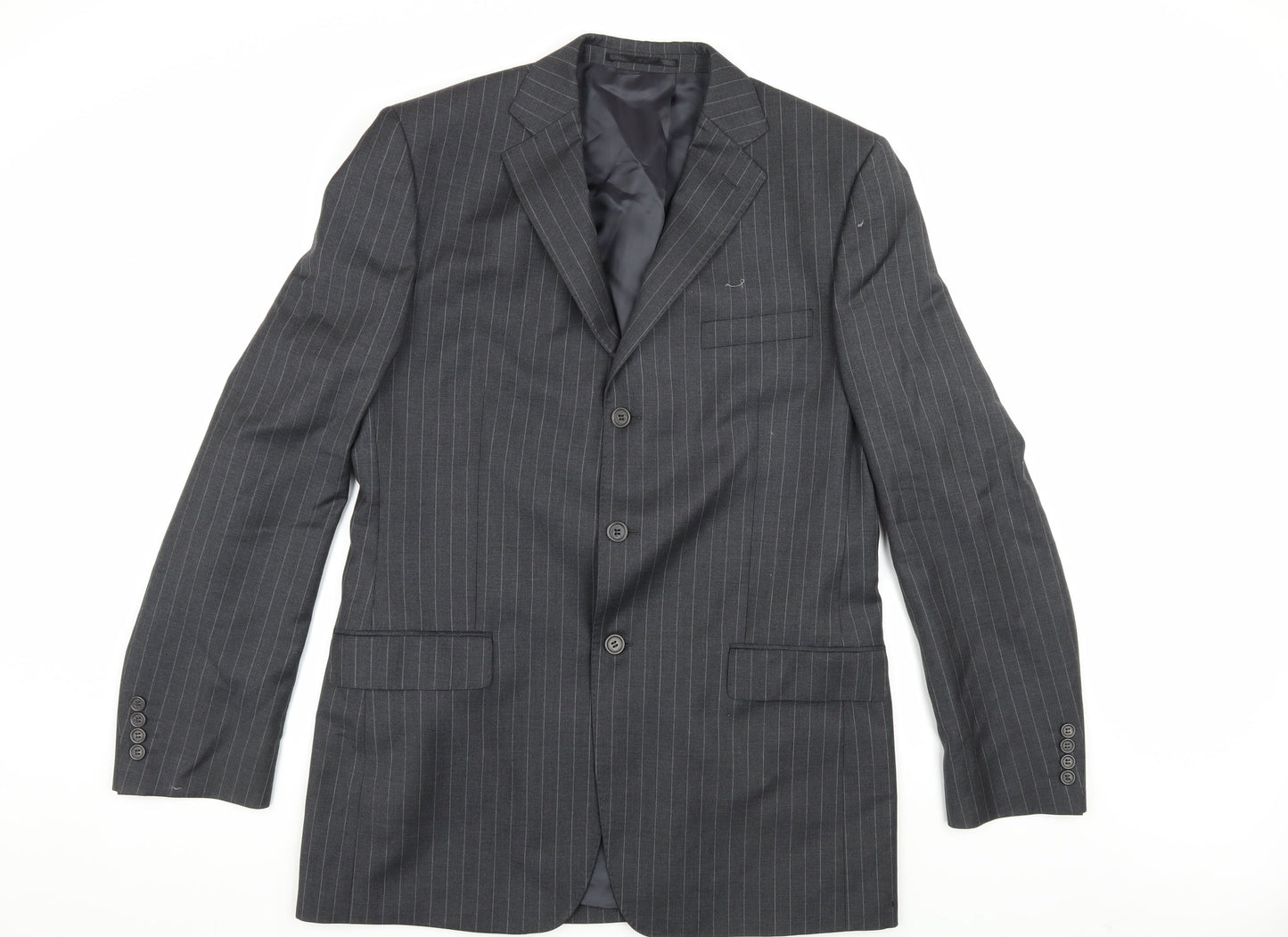 Mens UK Size 42 Jaeger Regular Grey Suit Jacket