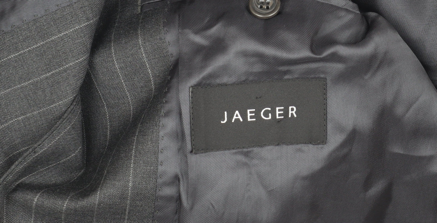 Mens UK Size 42 Jaeger Regular Grey Suit Jacket