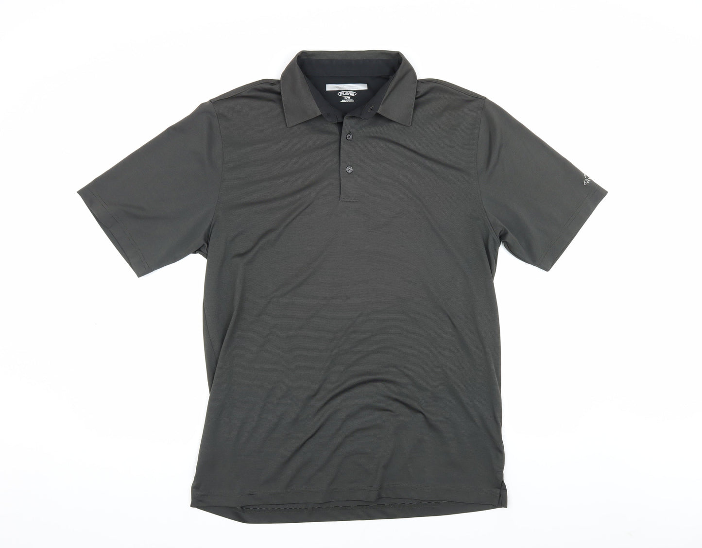 Greg Norman Men's Black Polo Shirt M Golf Performance