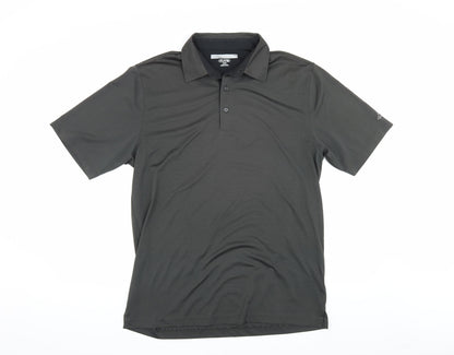 Greg Norman Men's Black Polo Shirt M Golf Performance