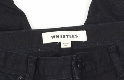 Womens UK Size 26 Whistles Slim Fit Skinny Black Jeans